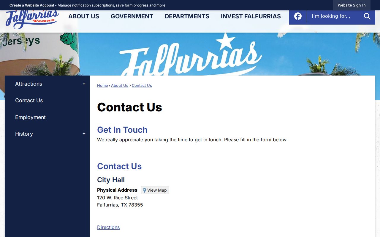 Falfurrias court docket city and court contact page