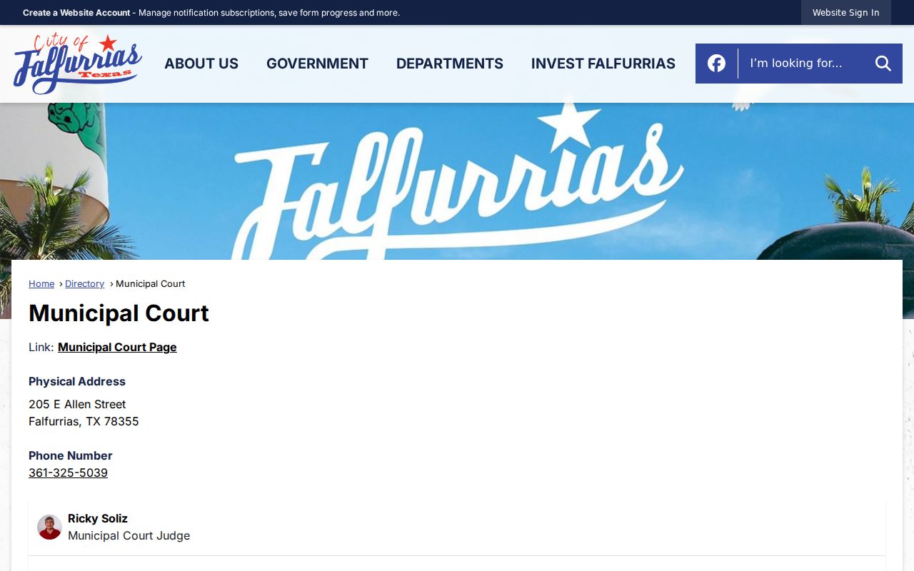 Falfurrias court docket judge and clerk directory